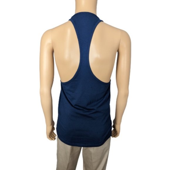 Gymshark Navy React Stringer Tank S - Picture 6 of 8